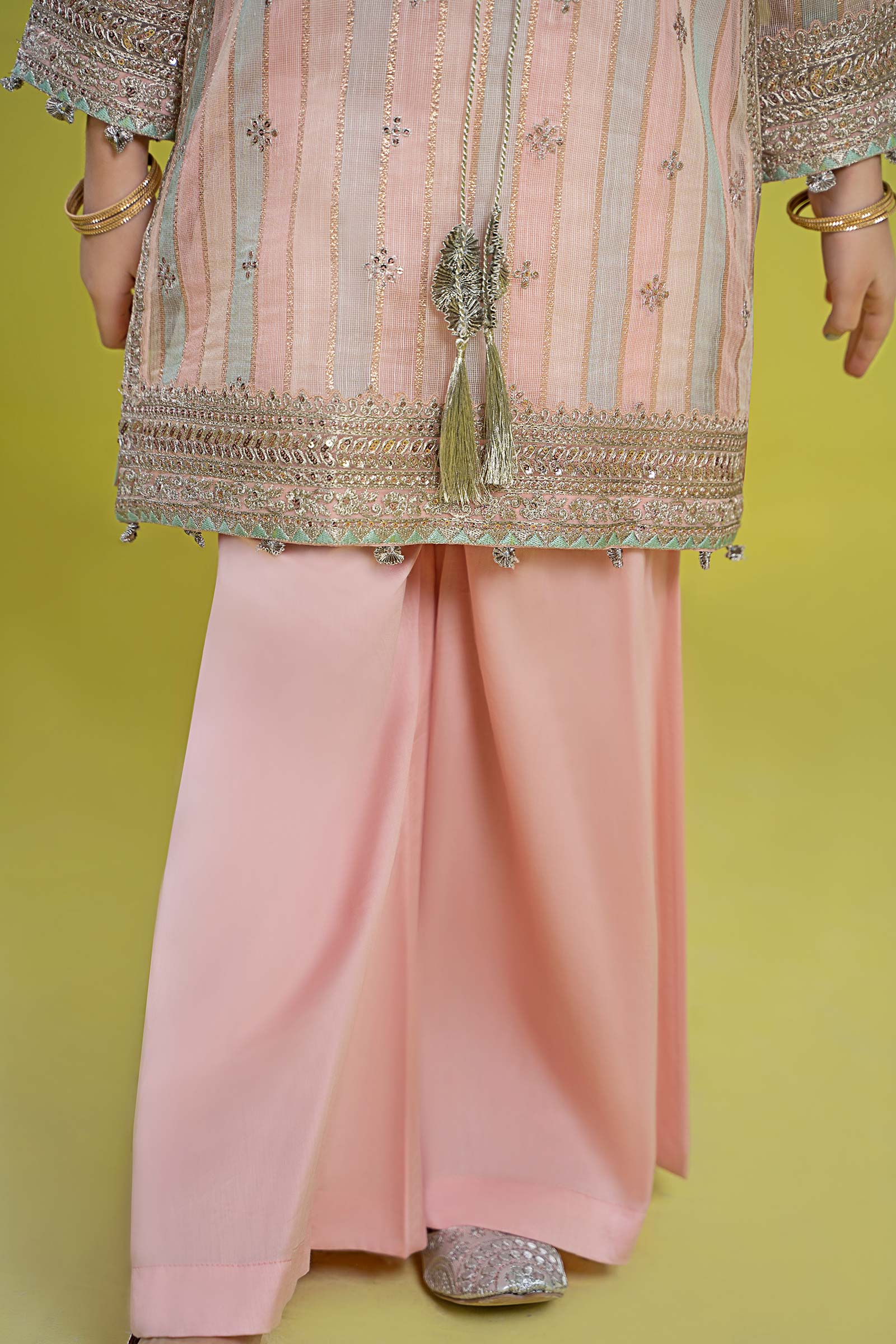 3 Piece Embroidered Yarn Dyed Suit