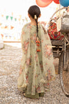3 Piece Embroidered Organza Suit