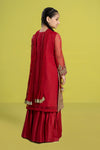 3 Piece Embroidered Organza Suit