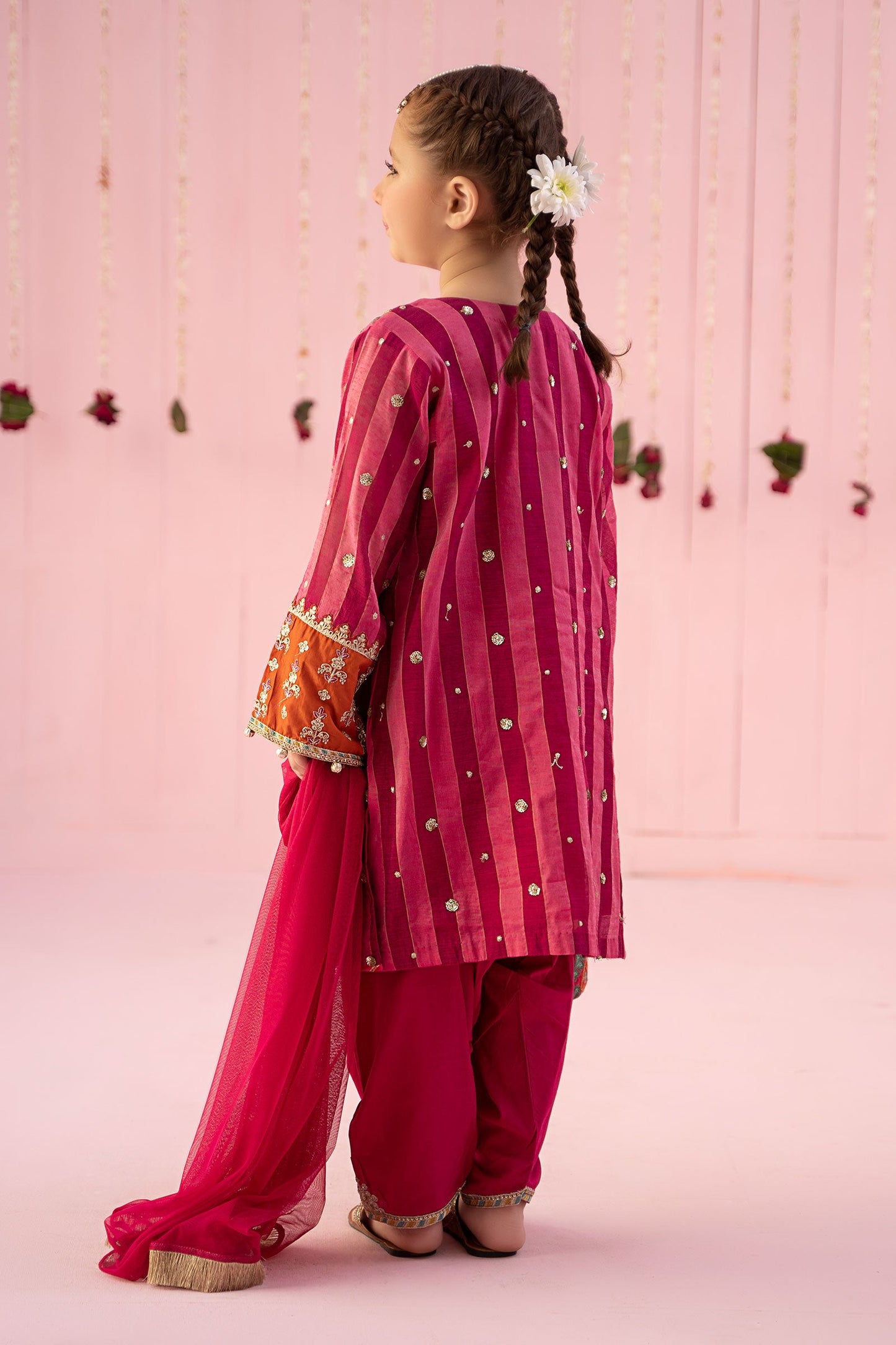 3 Piece Embroidered Yarn Dyed Suit
