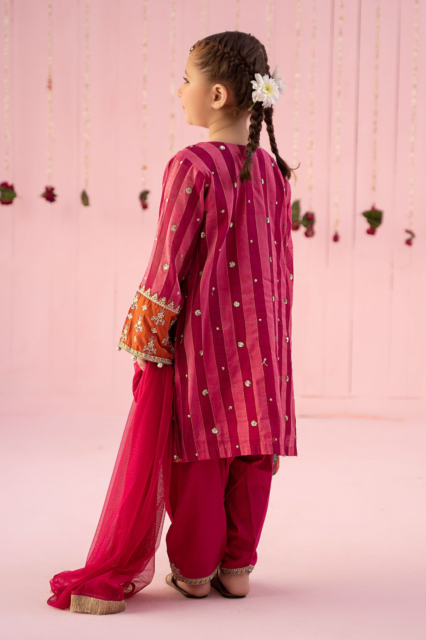 3 PIECE EMBROIDERED YARN DYED SUIT | MKD-EF24-03