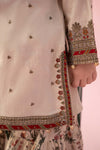 3 Piece Embroidered Dobby Suit
