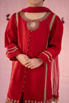 3 Piece Embroidered Dobby Suit