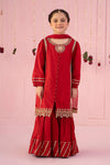 3 Piece Embroidered Dobby Suit