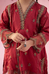 3 Piece Embroidered Dobby Suit