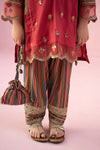 3 Piece Embroidered Dobby Suit