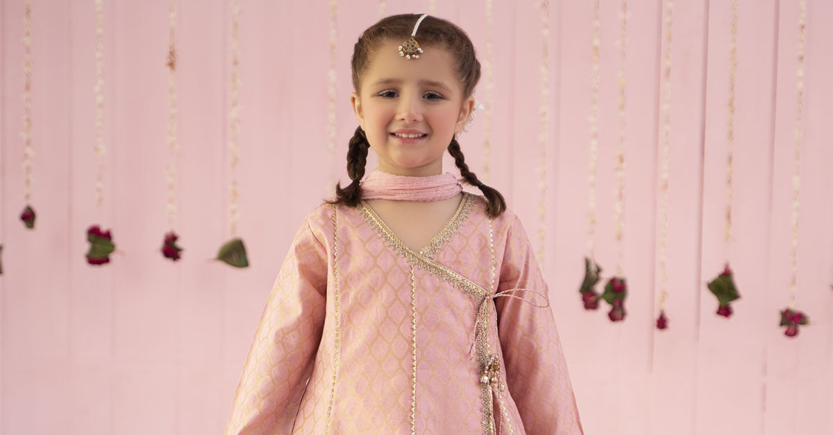 3 Piece Embroidered Jacquard Suit