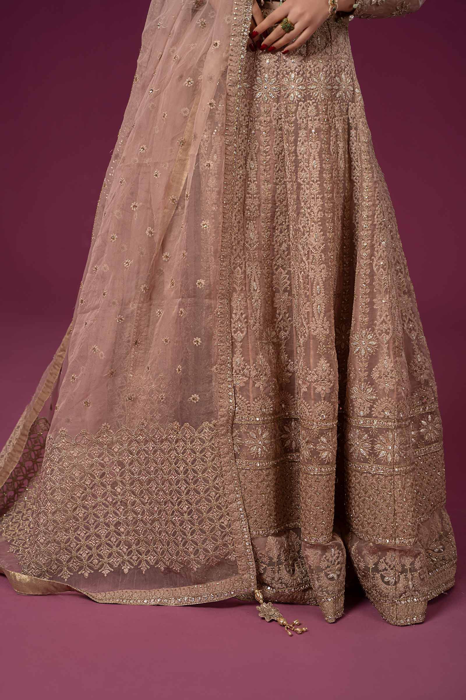 3 Piece Embroidered Organza Suit