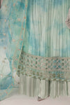 3 Piece Embroidered Organza Suit