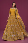 3 Piece Embroidered Raw Silk Suit
