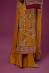 3 Piece Embroidered Organza Suit