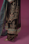3 Piece Embroidered Organza Suit