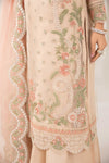 3 Piece Embroidered Organza Suit