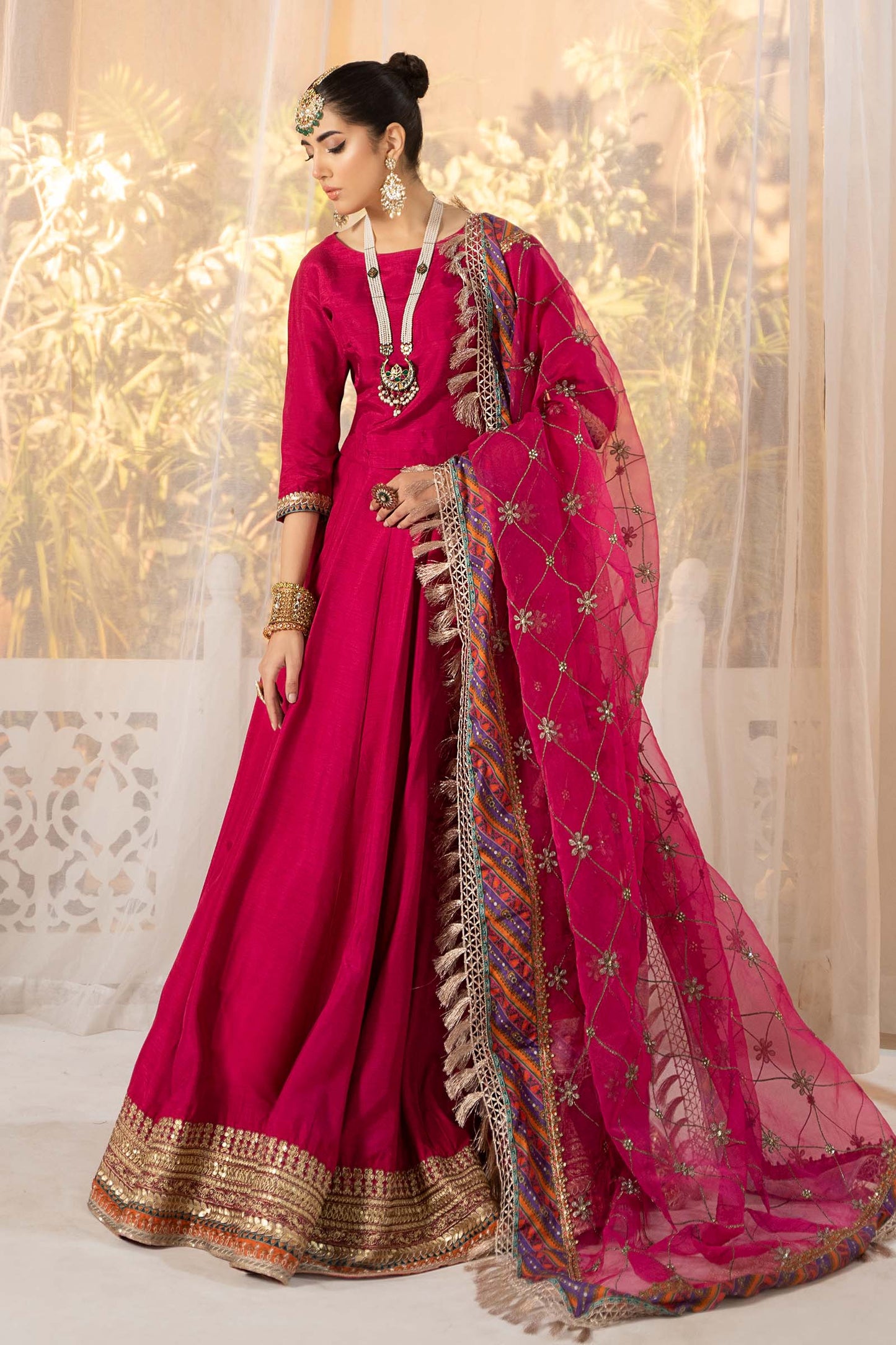3 Piece Dyed Raw Silk Suit