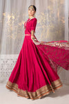 3 Piece Dyed Raw Silk Suit