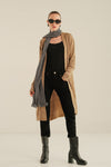 Textured Knitted Scarf