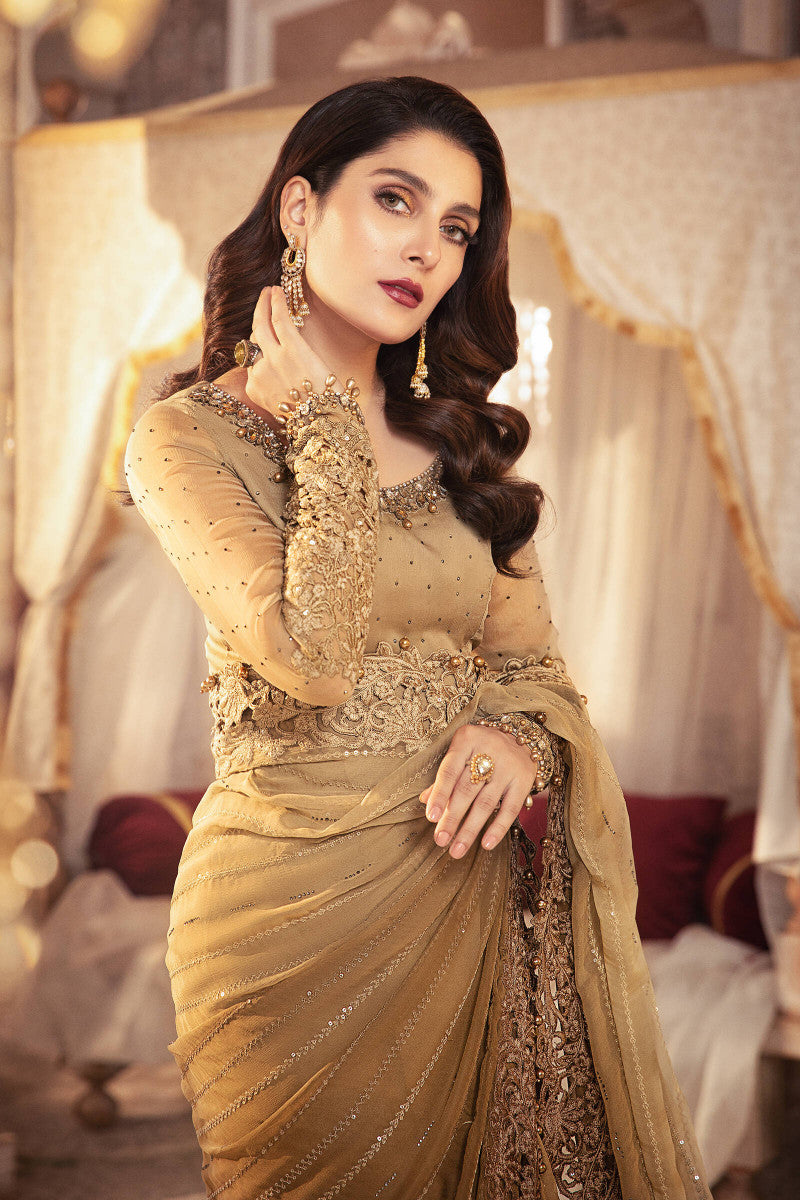 Unstitched MBROIDERED Chocolate Cappuccino (BD-2306) –