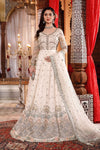Unstitched MBROIDERED - Pearl White and Peachy Silver (BD-2502)