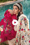 Unstitched Linen DL-1010-Fuchsia Pink
