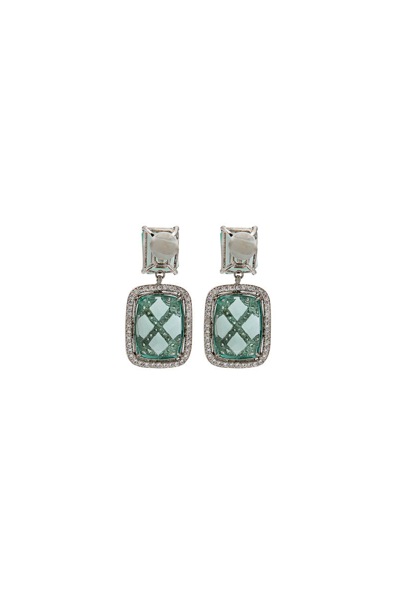 JER-039-Crystal blue and White rhodium