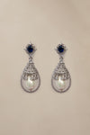 JER-042-Sapphire Blue with Rhodium