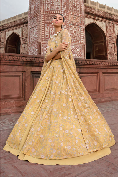 M.Luxe Fabrics LF-315-Yellow All Products LF00315-OLN-YLW
