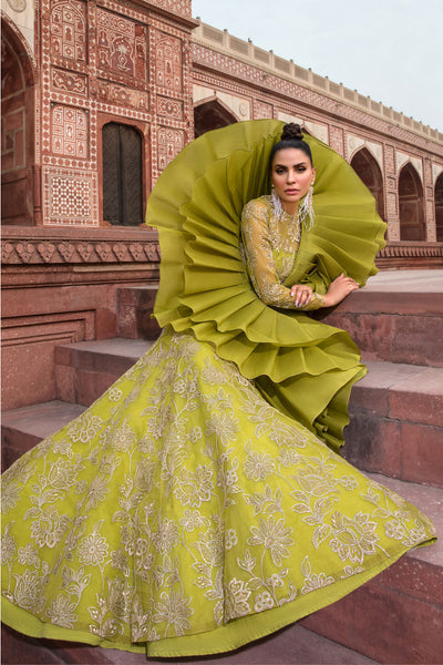 M.Luxe Fabrics LF-320-Olive Green All Products LF00320-OLN-OGN