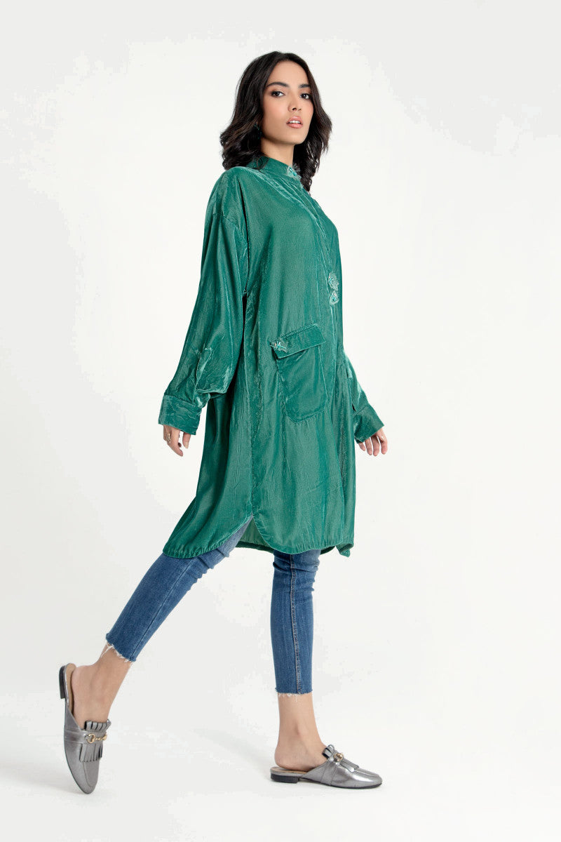 Shirt Turquoise MB-W22-268