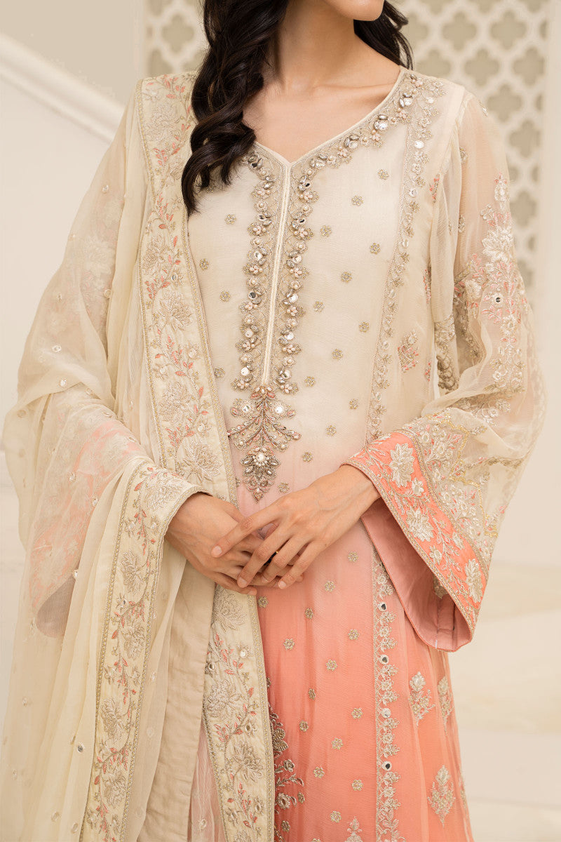 Suit Cream and Coral Pink MCS-22-208